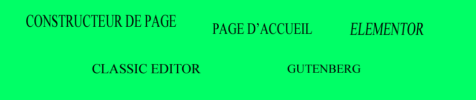 Page d'accueil