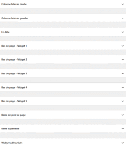 Les Widgets de GeneratePress